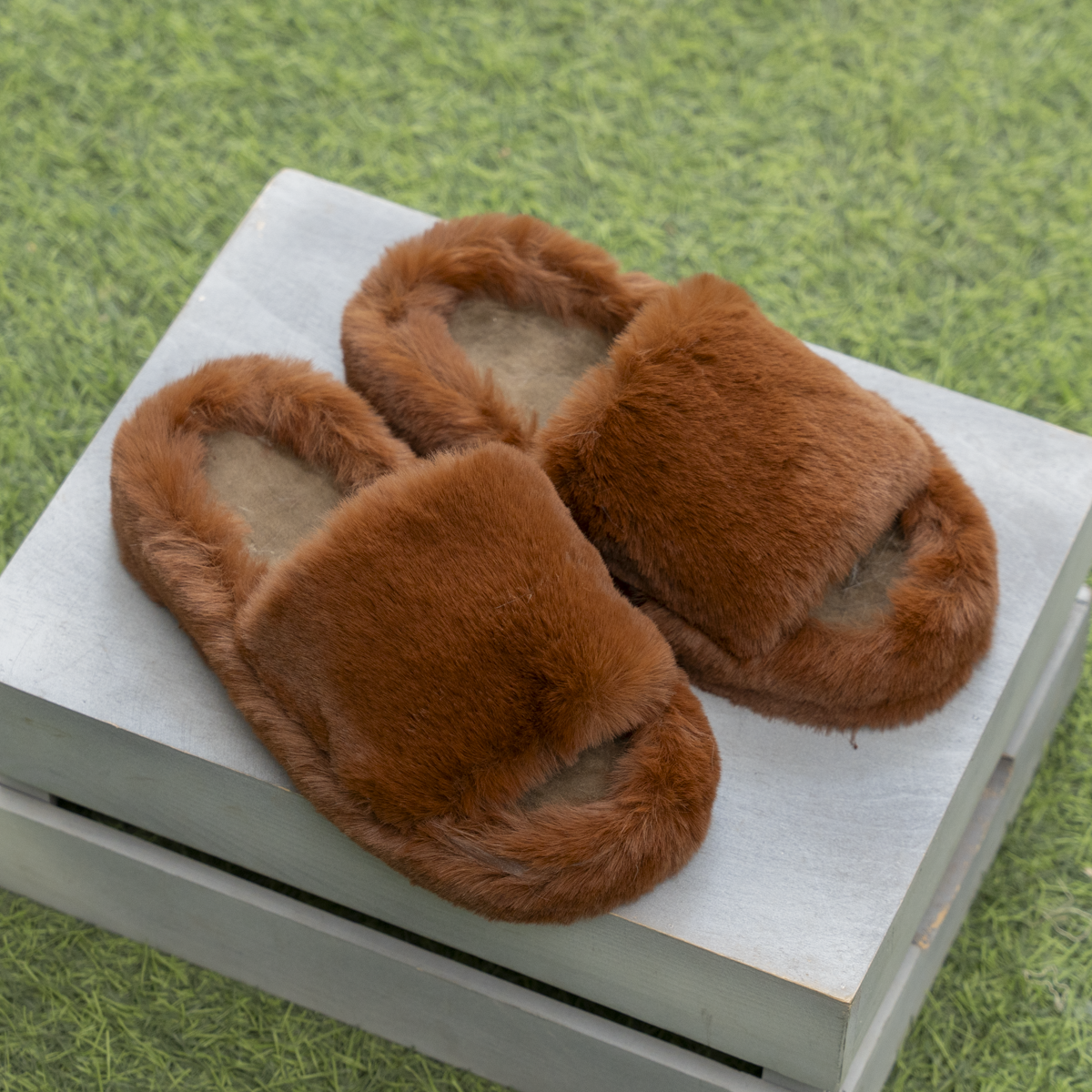 Faux Fur Slippers