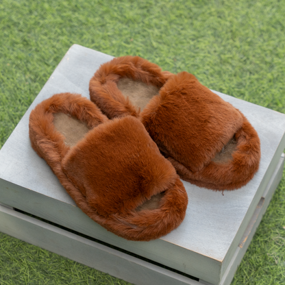 Faux Fur Slippers