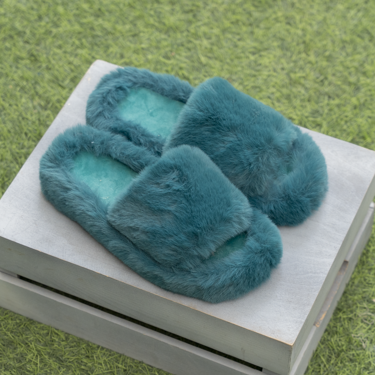 Faux Fur Slippers