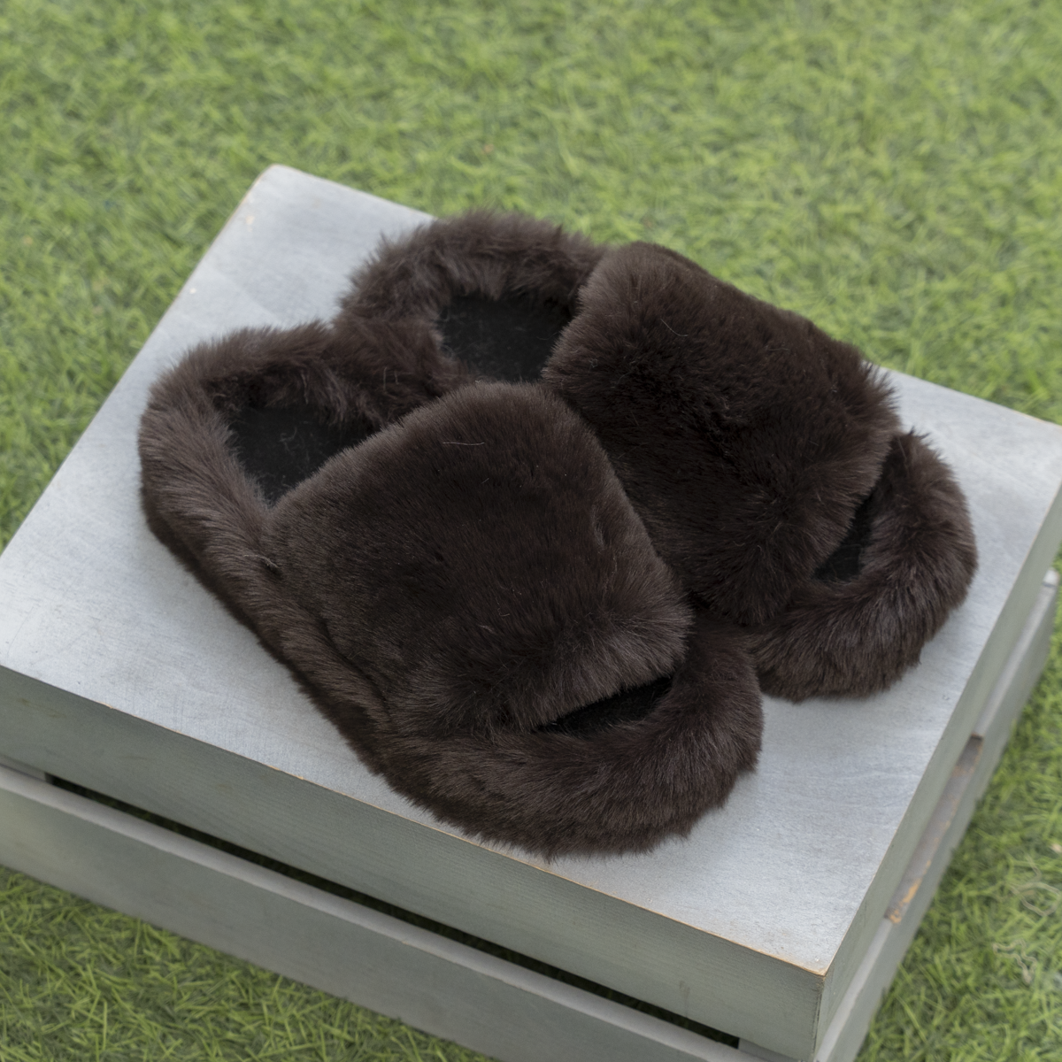 Faux Fur Slippers