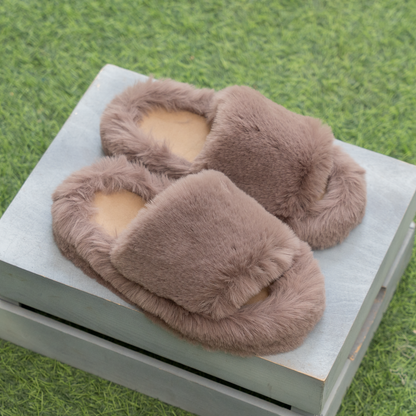 Faux Fur Slippers