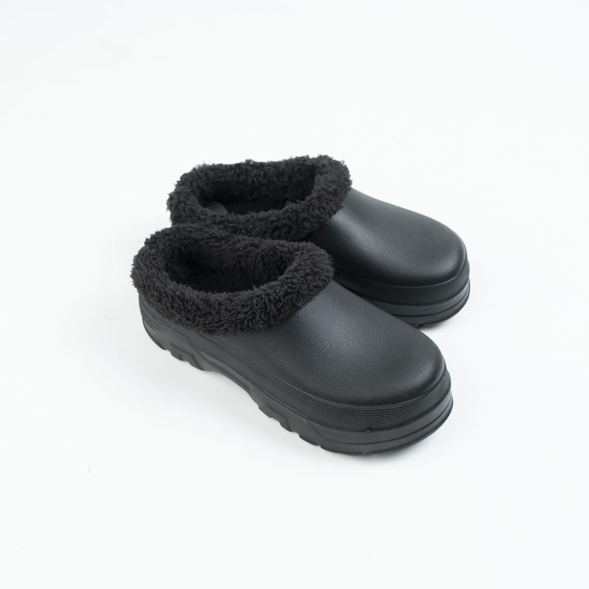 Fur lined Crocs